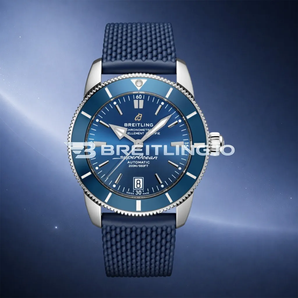Breitling Superocean Heritage II AB2010161C1S1 42mm Blue Sunburst Dial Blue Ceramic Bezel Replica First Image
