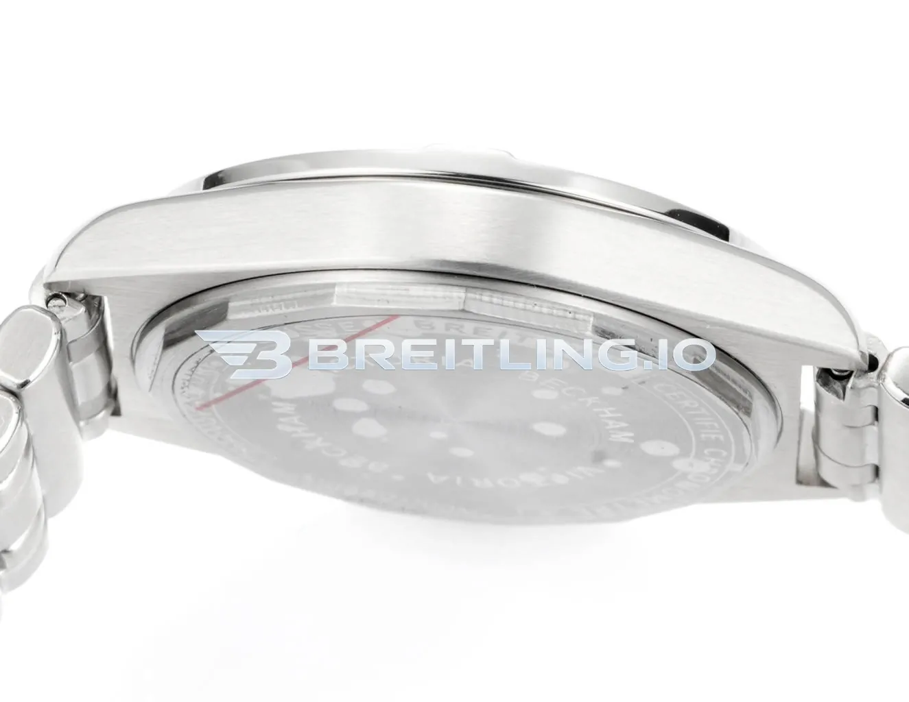 Breitling Chronomat A77310101A2A1 32mm Cream White Sunburst Dial Brushed Polished Stainless Steel Bezel Replica Left View