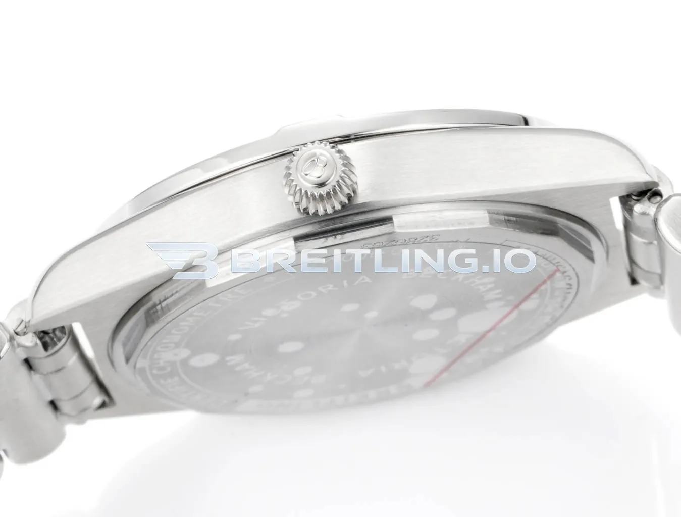 Breitling Chronomat A77310101A2A1 32mm Cream White Sunburst Dial Brushed Polished Stainless Steel Bezel Replica Right View