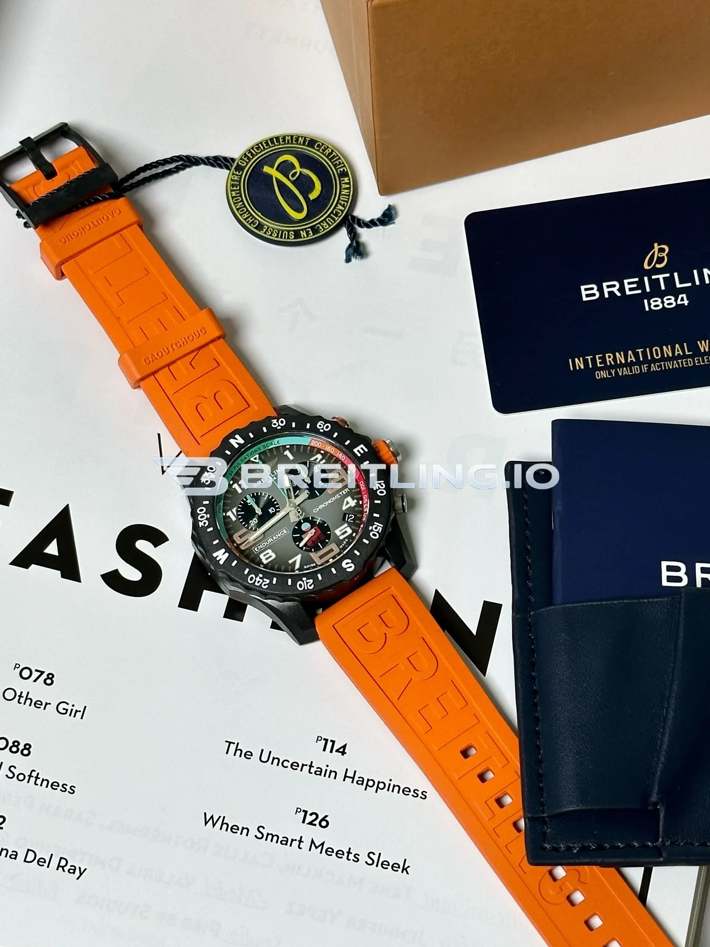 Breitling Professional Endurance Pro Ironman 70.3 X823101A1M1S1 44mm Grey Black Chronograph Dial Directional Compass Bezel Replica Side View 1