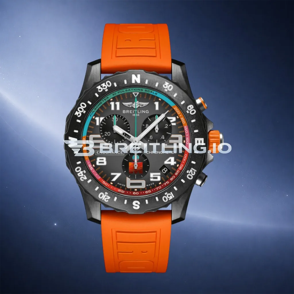 Breitling Professional Endurance Pro Ironman 70.3 X823101A1M1S1 44mm Grey Black Chronograph Dial Directional Compass Bezel Replica First Image