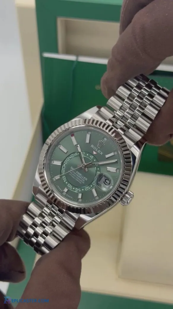Rolex Sky-Dweller crown detail