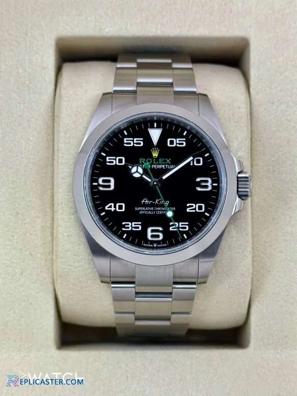 Rolex Air-King 40mm watch on wrist