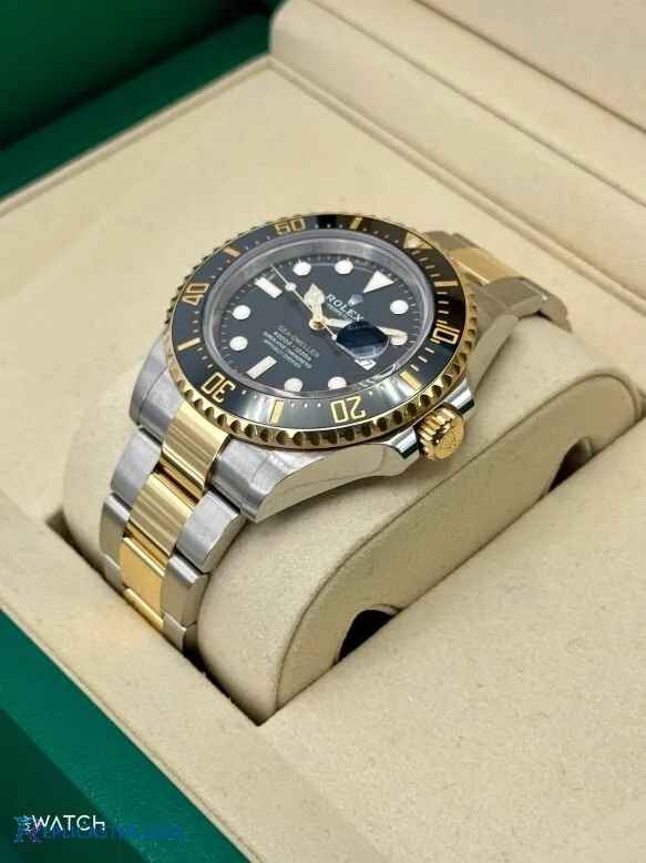 Rolex Sea-Dweller crown and case side view