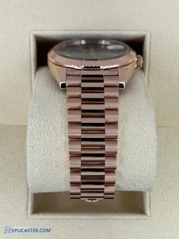 Rolex Day-Date 40mm watch day and date window