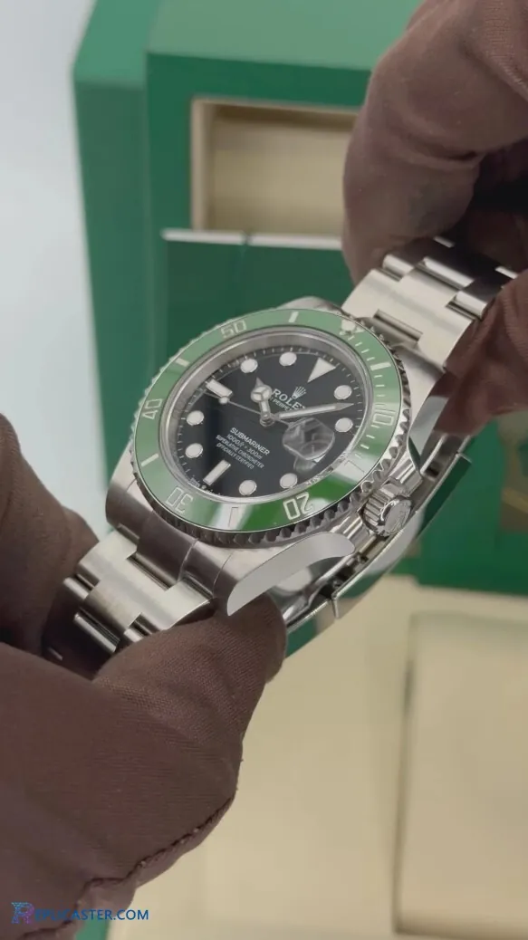 Rolex Submariner 41mm watch angled view