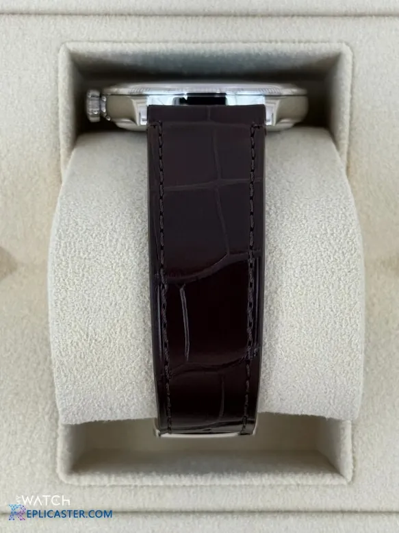 Rolex 1908 39mm replica - angled view