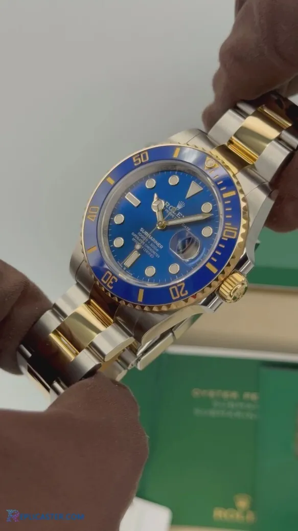 Submariner 41mm clone angled view