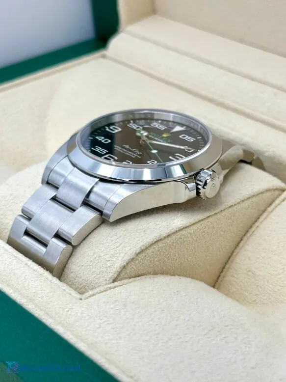 Rolex Air-King 40mm crown and bezel
