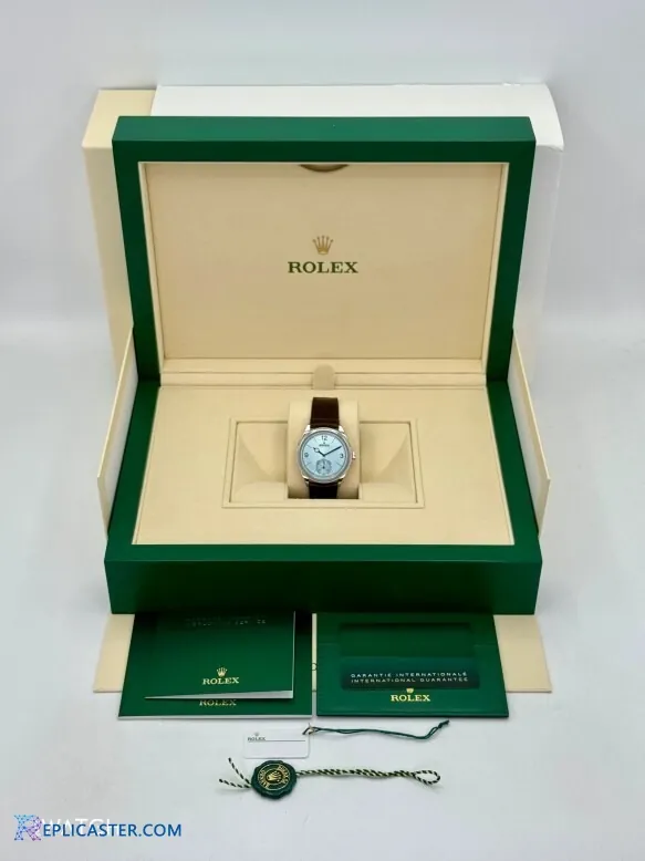 Rolex 1908 39mm replica watch - front view
