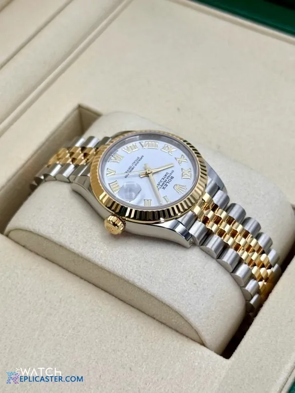 Datejust 31mm replica white dial detail