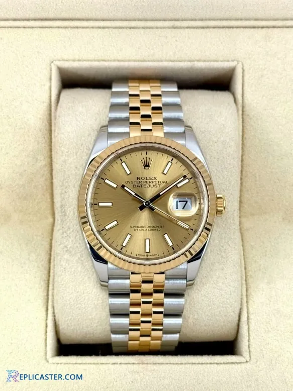 Rolex Datejust 36mm replica clasp view