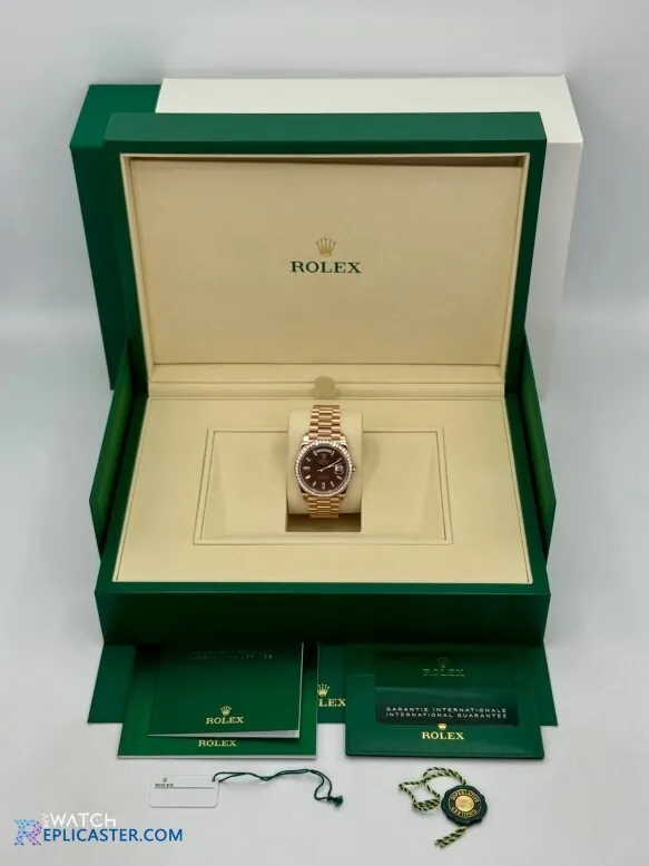 Rolex Day-Date watch clasp detail