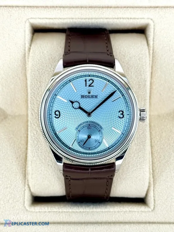 Replica Rolex 1908 39mm watch - wrist shot