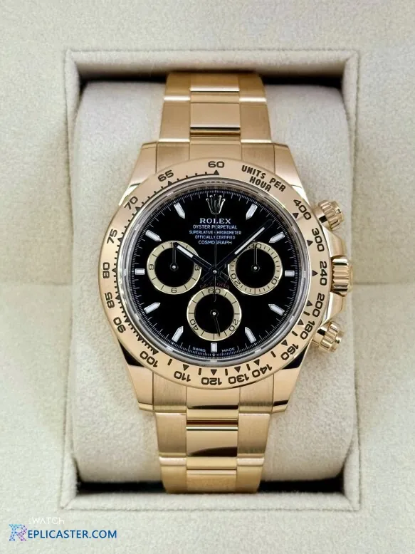 Replica Rolex Daytona 40mm watch, wrist view