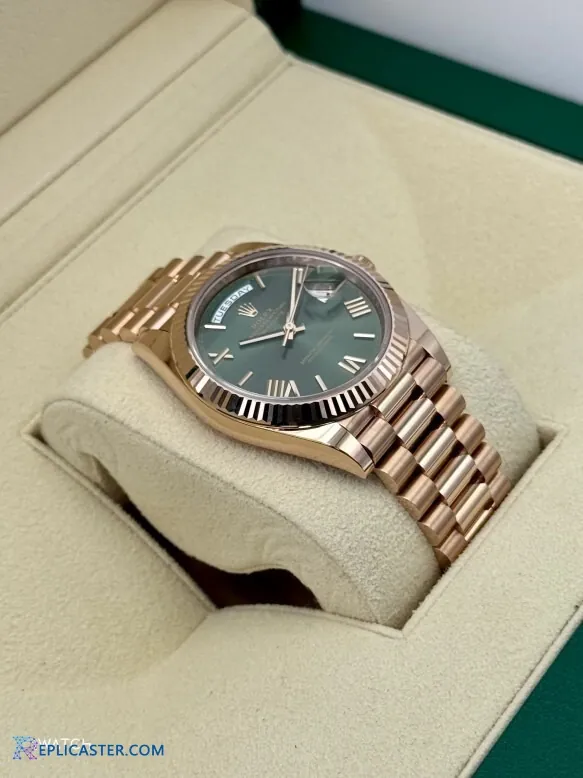 Rolex Day-Date 40mm Presidential bracelet close-up