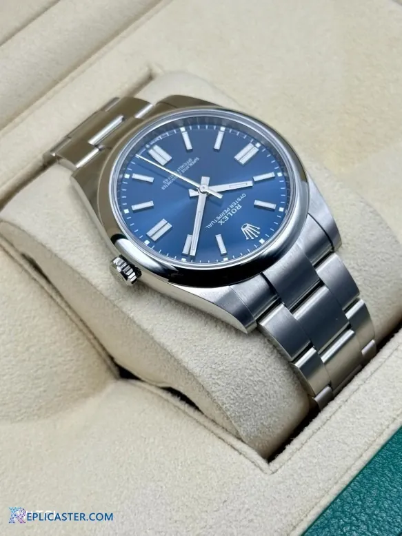 Rolex Oyster Perpetual 41mm dial close-up