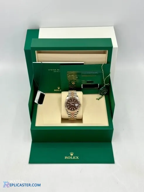 Rolex Datejust 36mm Chocolate Dial - Front View
