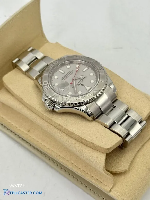 Rolex Yacht-Master 40mm white dial front view