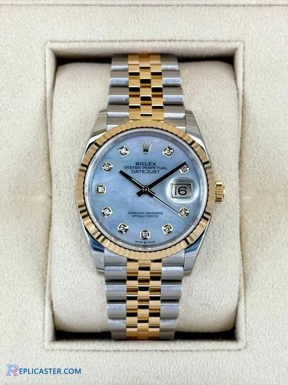 Datejust 36mm two-tone band detail
