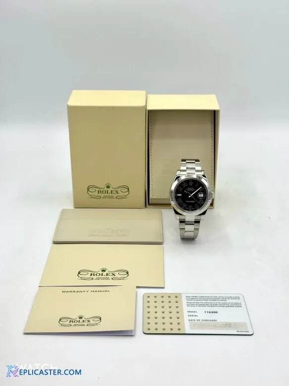 Replica Rolex Datejust II angled view