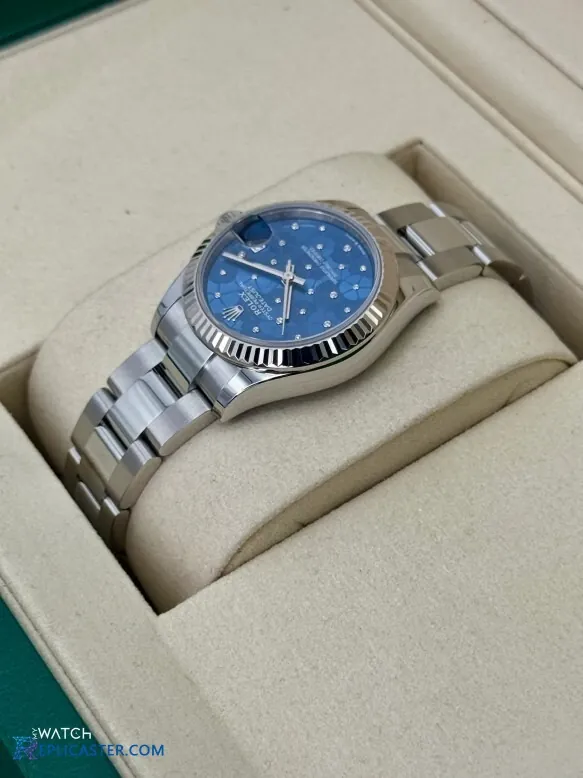 Datejust 31mm 904L stainless steel case side