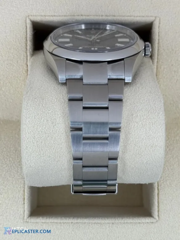 Rolex Oyster Perpetual 41mm blue dial markers