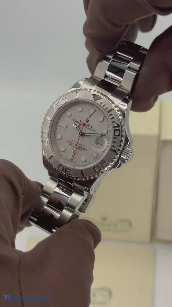 Yacht-Master 40mm white dial with markers