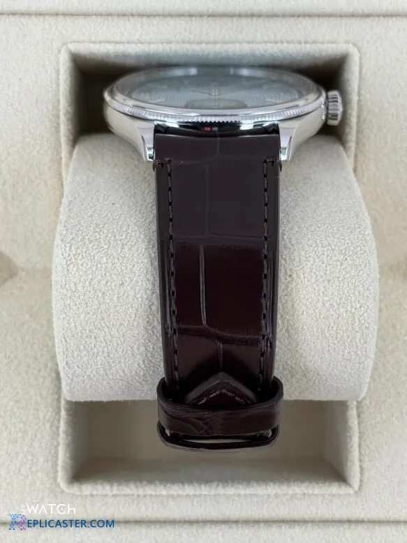 Close-up of Rolex 1908 replica dial markers