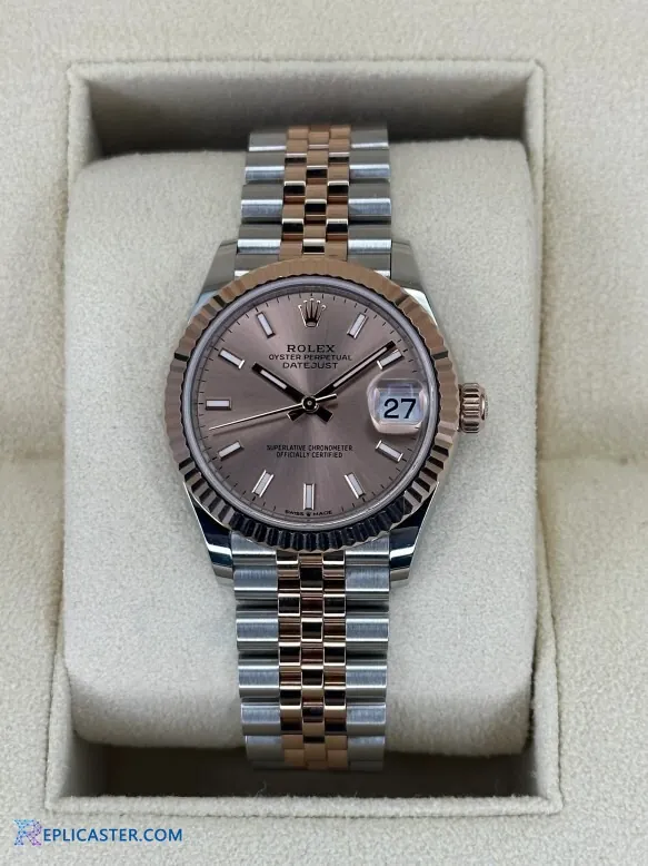 Rolex Datejust 31mm replica in box with accessories