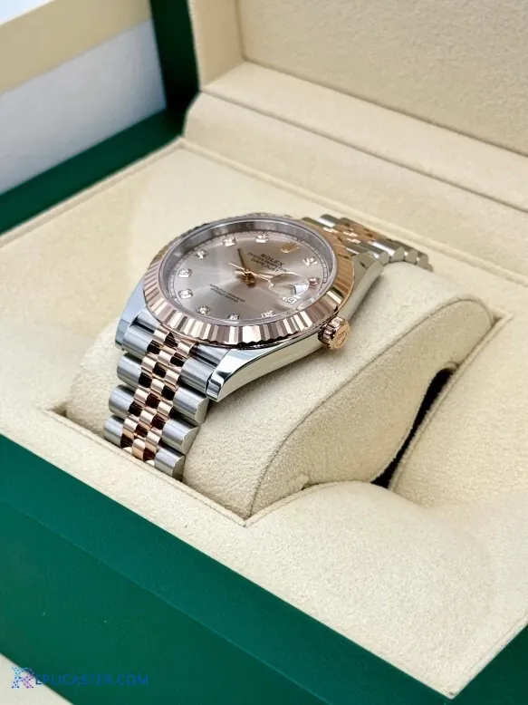 Datejust 41mm clone, side profile