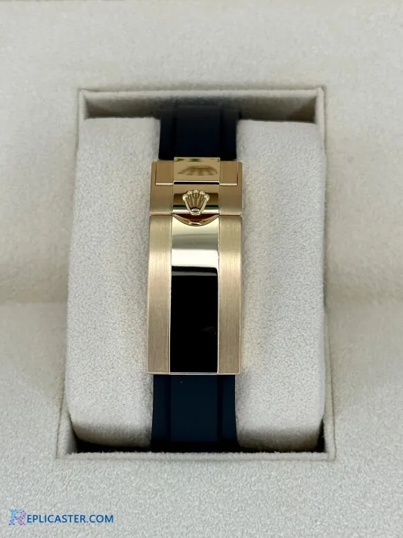 Yacht-Master 42mm gold case and black bezel