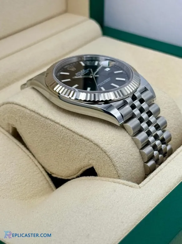 Rolex Datejust 41mm side view in box