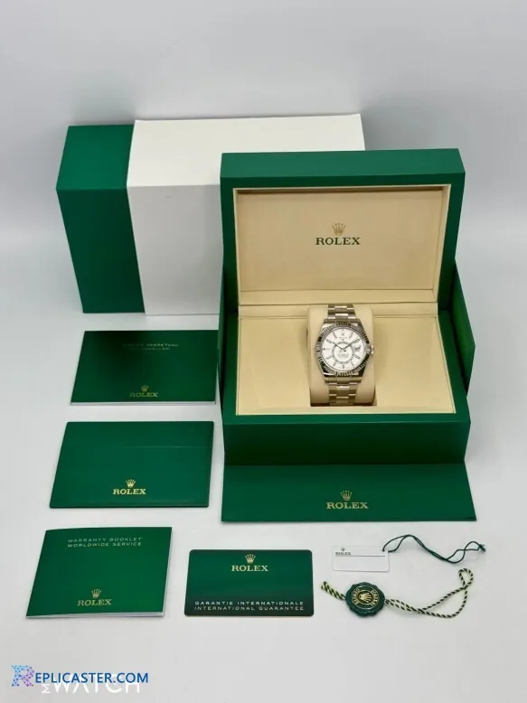 Rolex Sky-Dweller 42mm second time zone detail