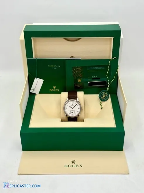 Rolex Perpetual 1908 case back detail