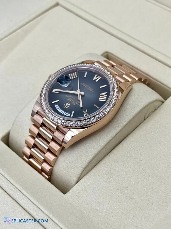 Rolex Day-Date 40mm Bracelet & Case Side View