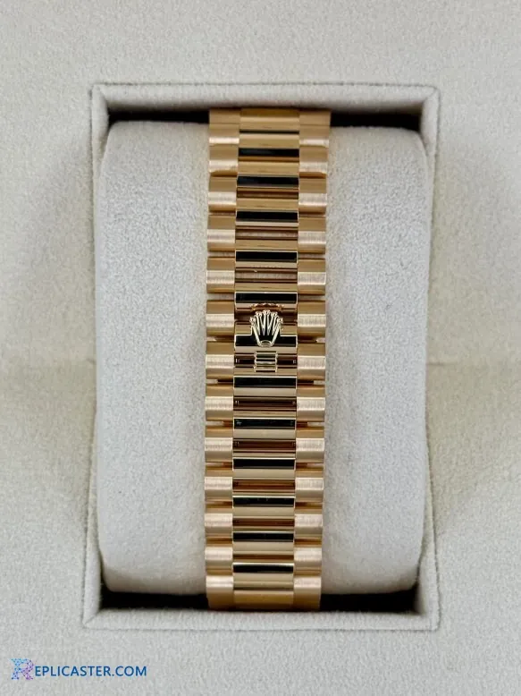 Rolex Day-Date 40mm watch angled view