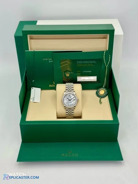 Rolex Datejust 28mm replica front view