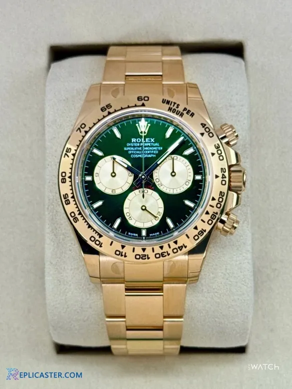Rolex Daytona 40mm angled view, showcasing design