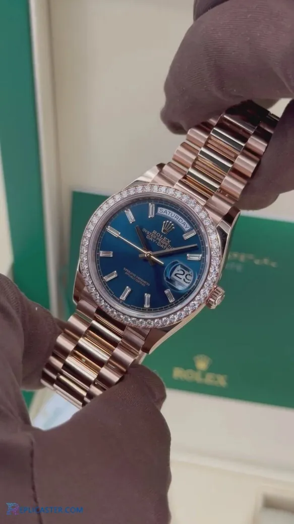 Rolex Day-Date 36mm - Diamond bezel detail