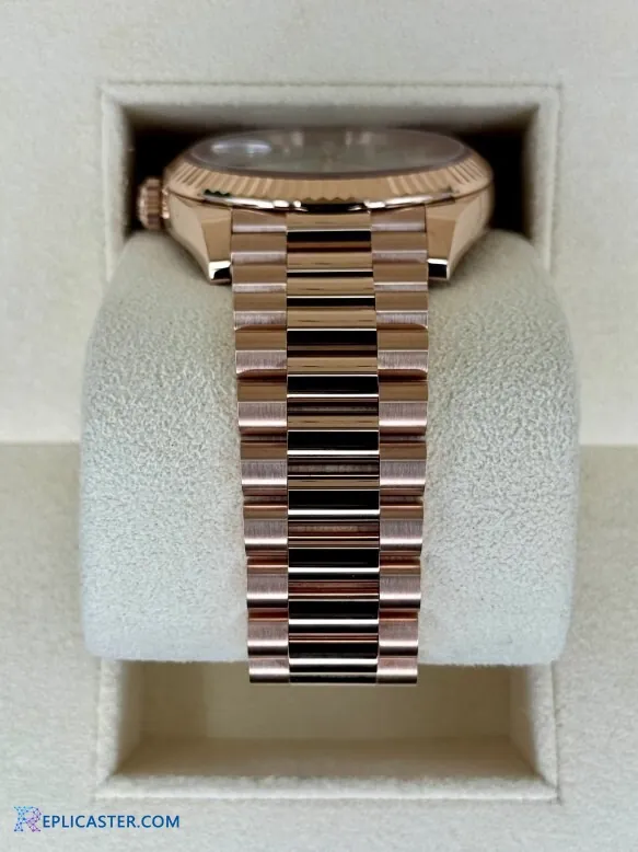 Rolex Day-Date 40mm angled view in box