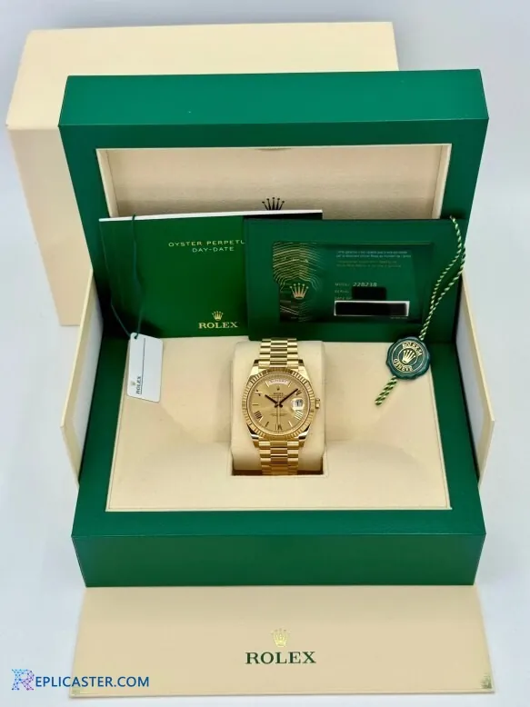 Rolex Day-Date 40mm - Angled View of Watch