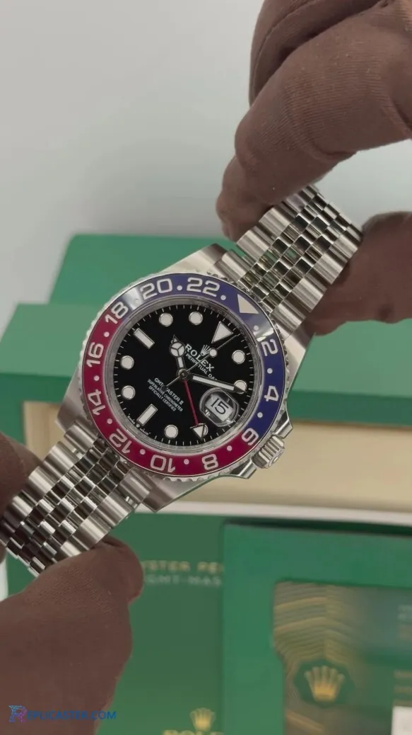 Rolex Pepsi watch caseback detail