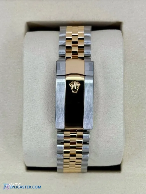 Datejust 36mm replica clasp detail, stainless steel