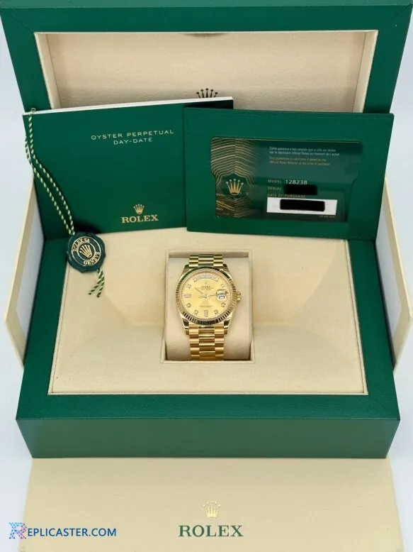 Rolex Day-Date 36mm Champagne Dial - Front View