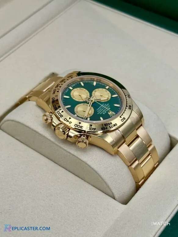 Rolex Daytona 40mm dial detail, chronograph functions