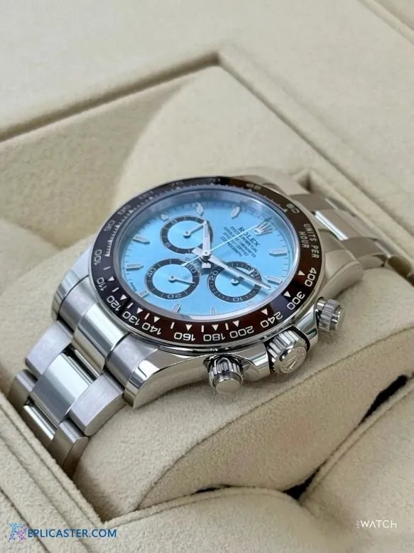 Rolex Daytona 40mm replica, side view of case