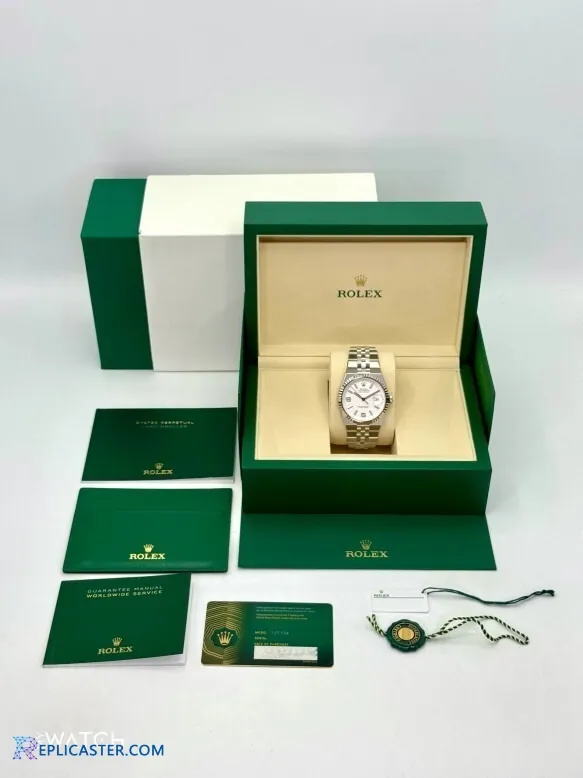 Rolex Land-Dweller 40mm white dial and hands