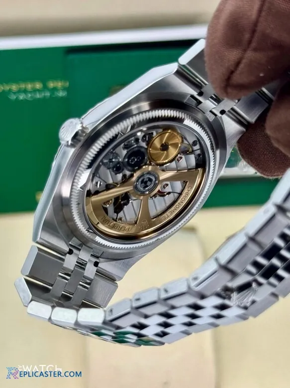 Rolex Land-Dweller 40mm dial close-up