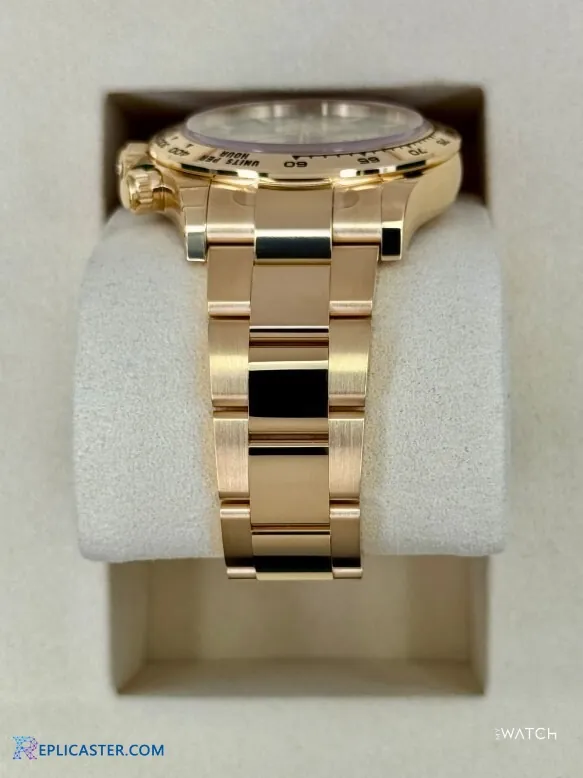 Rolex Daytona 40mm crown and pushers closeup